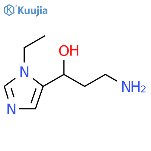 1H-Imidazole-5-methanol, α-(2-aminoethyl)-1-ethyl- structure