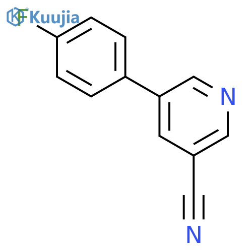 5-(4-Fluorophenyl)nicotinonitrile structure
