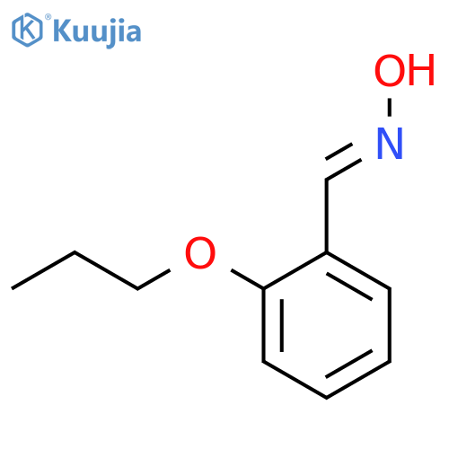Benzaldehyde,2-propoxy-, oxime, (E)- (9CI) structure