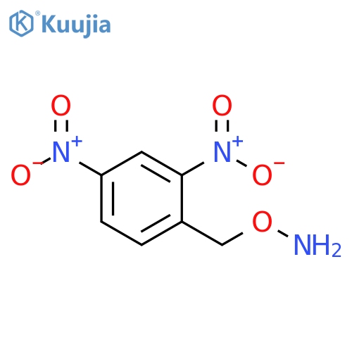 Hydroxylamine, O-[(2,4-dinitrophenyl)methyl]- structure