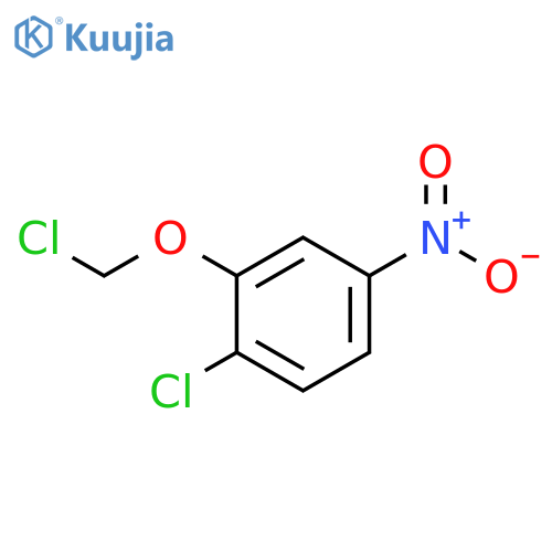 Benzene, 1-chloro-2-(chloromethoxy)-4-nitro- structure