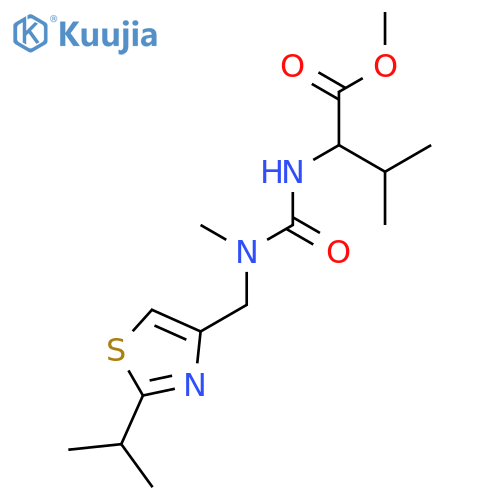 N-N-Methyl-N-(2-isopropyl-4-thiazolyl)methyl)aminocarbonyl-L-valine Methyl Ester structure
