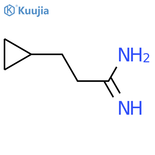 3-Cyclopropylpropanimidamide structure