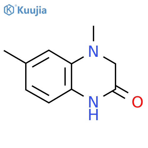 4,6-Dimethyl-3,4-dihydroquinoxalin-2(1H)-one structure