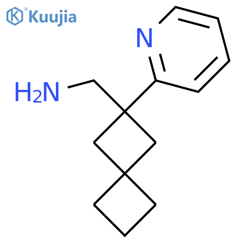 (2-Pyridin-2-ylspiro[3.3]heptan-2-yl)methanamine structure