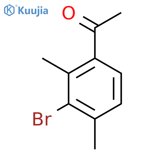 1-(3-Bromo-2,4-dimethylphenyl)ethan-1-one structure