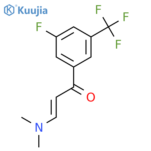 (E)-3-(Dimethylamino)-1-3-fluoro-5-(trifluoromethyl)phenyl-2-propen-1-one structure