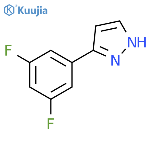 3-(3,5-difluorophenyl)-1H-pyrazole structure
