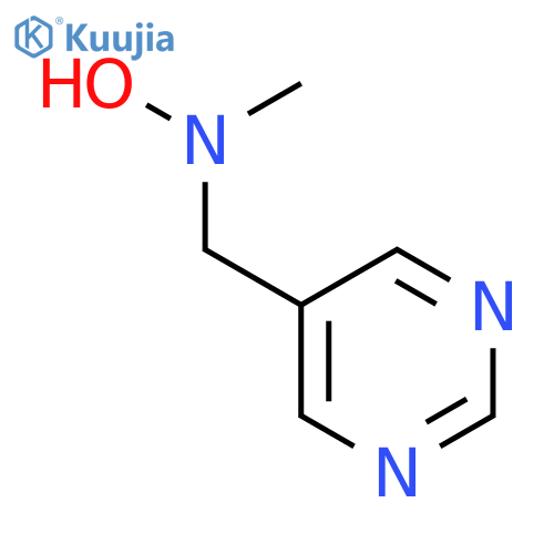 N-methyl-N-(pyrimidin-5-yl)methylhydroxylamine structure