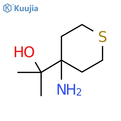 2-(4-aminothian-4-yl)propan-2-ol structure
