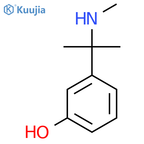 3-2-(methylamino)propan-2-ylphenol structure