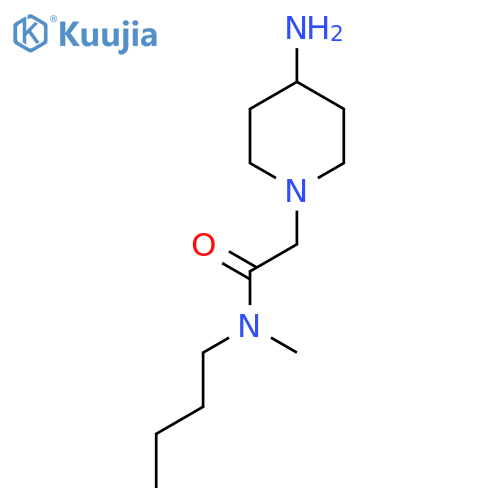 2-(4-Aminopiperidin-1-yl)-N-butyl-N-methylacetamide structure