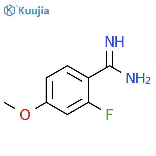2-fluoro-4-methoxybenzene-1-carboximidamide structure