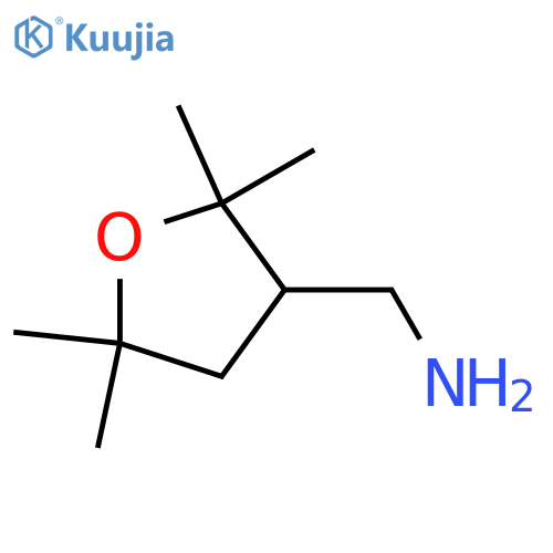 (2,2,5,5-tetramethyloxolan-3-yl)methanamine structure