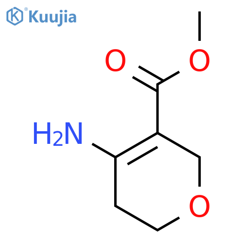 Methyl 4-amino-5,6-dihydro-2H-pyran-3-carboxylate structure