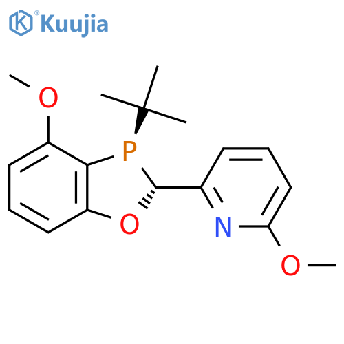 2-((2R,3R)-3-(Tert-butyl)-4-methoxy-2,3-dihydrobenzo[d][1,3]oxaphosphol-2-yl)-6-methoxypyridine structure