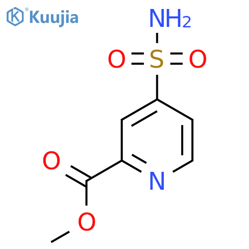 Methyl 4-sulfamoylpyridine-2-carboxylate structure