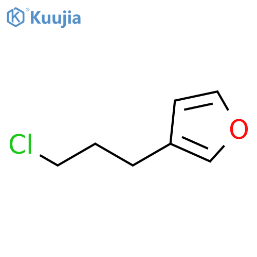 Furan, 3-(3-chloropropyl)- structure