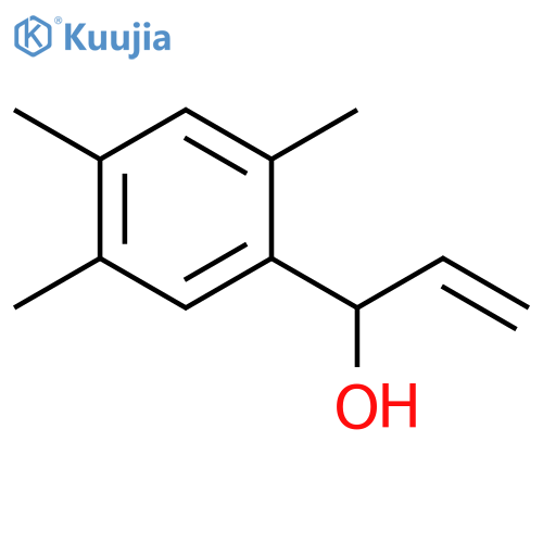 1-(2,4,5-trimethylphenyl)prop-2-en-1-ol structure