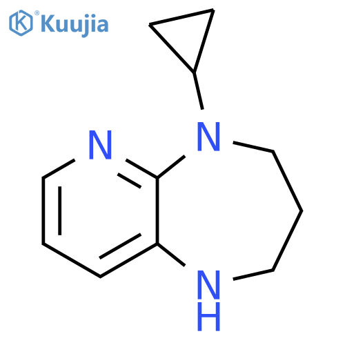 5-cyclopropyl-1,2,3,4-tetrahydropyrido[2,3-b][1,4]diazepine structure