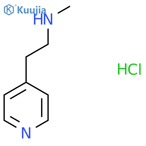 4-2-(Methylamino)ethylpyridine Hydrochloride structure