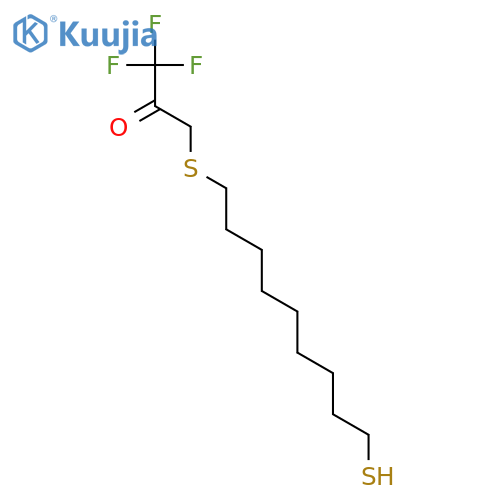 2-Propanone,1,1,1-trifluoro-3-[(9-mercaptononyl)thio]- structure