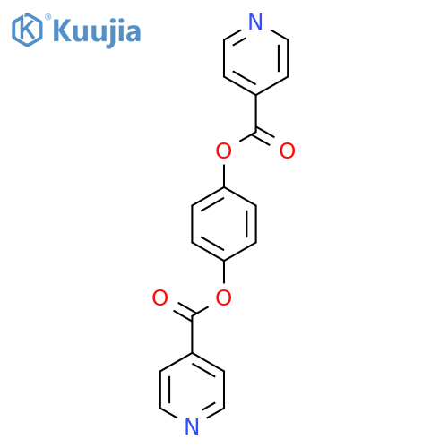 4-(Isonicotinoyloxy)phenyl isonicotinate structure