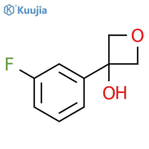 3-(3-fluorophenyl)oxetan-3-ol structure