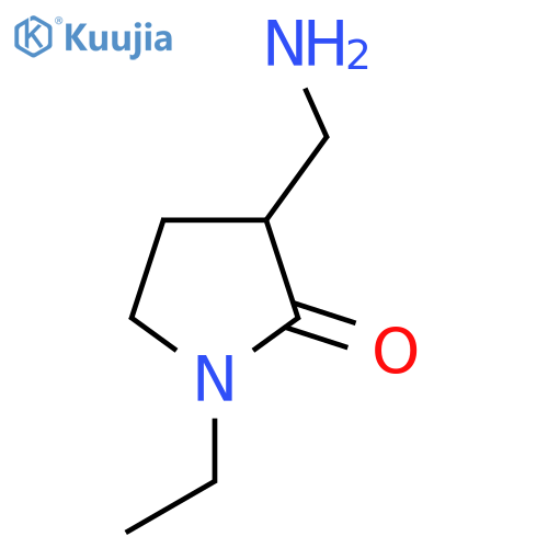 3-(Aminomethyl)-1-ethylpyrrolidin-2-one structure