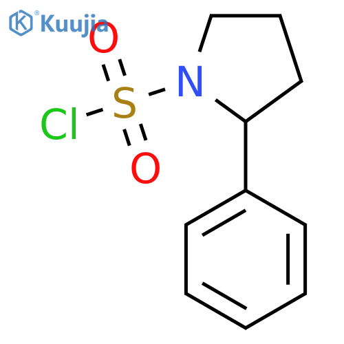 2-phenylpyrrolidine-1-sulfonyl chloride structure
