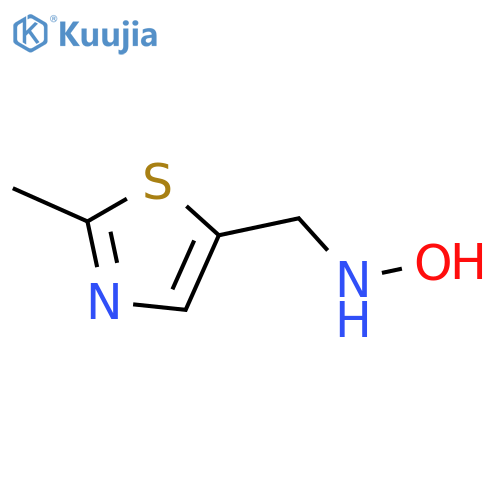 N-(2-methyl-1,3-thiazol-5-yl)methylhydroxylamine structure