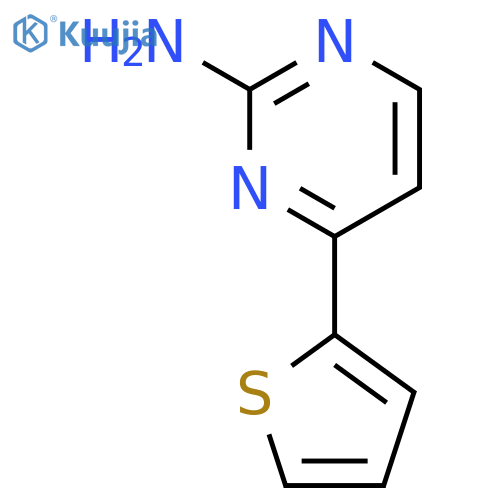 4-(Thiophen-2-yl)pyrimidin-2-amine structure