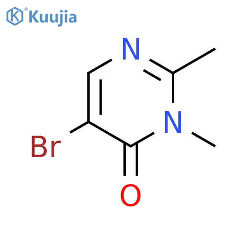 4(3H)-Pyrimidinone, 5-bromo-2,3-dimethyl- structure