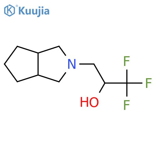 1,1,1-Trifluoro-3-{octahydrocyclopenta[c]pyrrol-2-yl}propan-2-ol structure