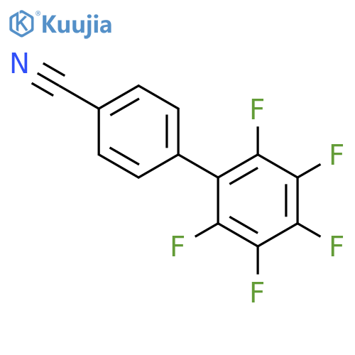 [1,1'-Biphenyl]-4-carbonitrile, 2',3',4',5',6'-pentafluoro- structure