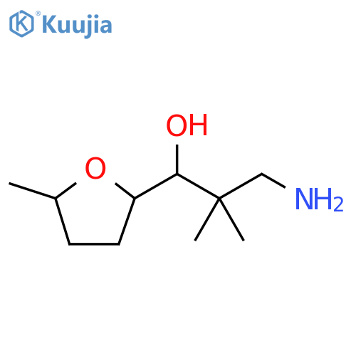 2-Furanmethanol, α-(2-amino-1,1-dimethylethyl)tetrahydro-5-methyl- structure