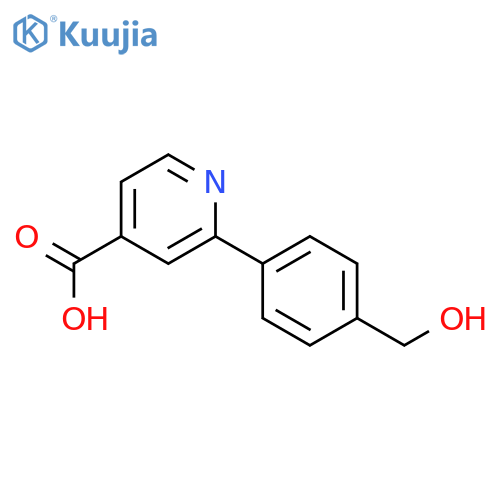 3-Pyridinecarboxylicacid, 2-[4-(hydroxymethyl)phenyl]-, methyl ester structure