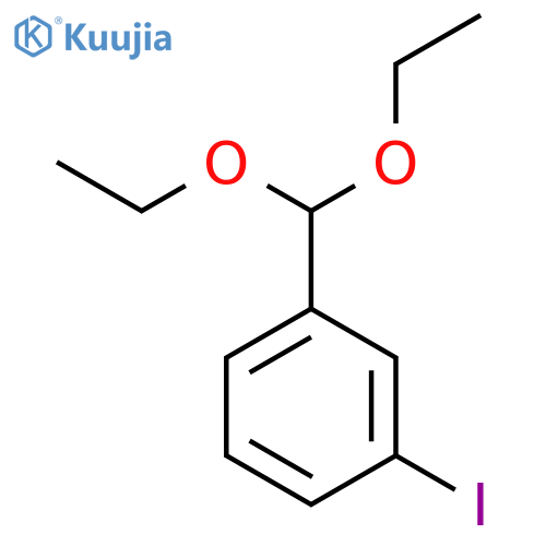 BENZENE, 1-(DIETHOXYMETHYL)-3-IODO- structure