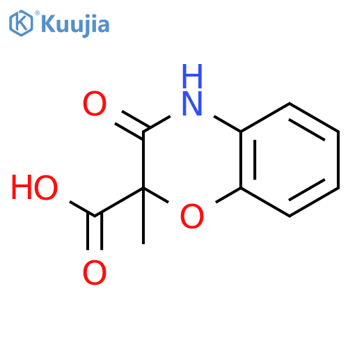 2-Methyl-3-oxo-3,4-dihydro-2h-1,4-benzoxazine-2-carboxylic Acid structure