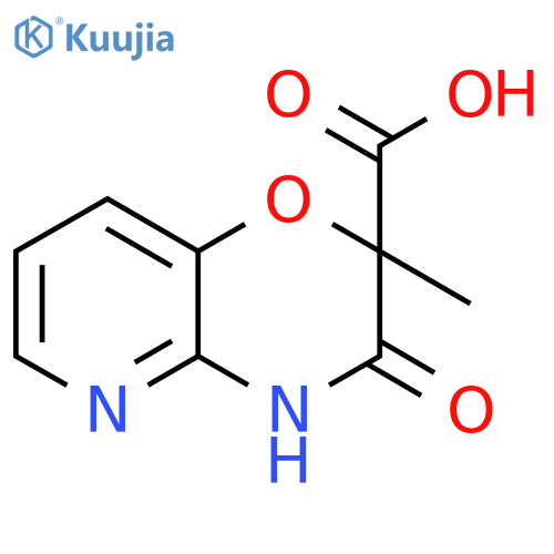 2-methyl-3-oxo-3,4-dihydro-2H-pyrido3,2-b1,4oxazine-2-carboxylic Acid structure