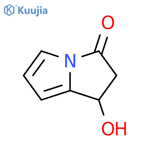 1,2-dihydro-1-hydroxy-3H-Pyrrolizin-3-one structure