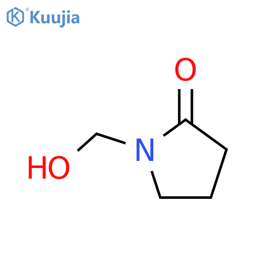 1-(hydroxymethyl)pyrrolidin-2-one structure