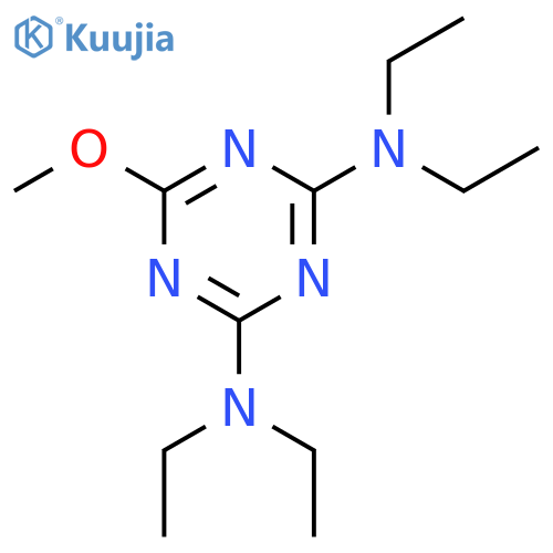 1,3,5-Triazine-2,4-diamine,N2,N2,N4,N4-tetraethyl-6-methoxy- structure