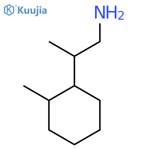 2-(2-methylcyclohexyl)propan-1-amine structure