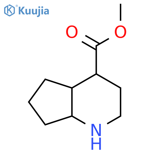 methyl octahydro-1H-cyclopentabpyridine-4-carboxylate structure