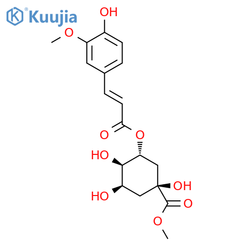 Methyl 3-O-feruloylquinate structure