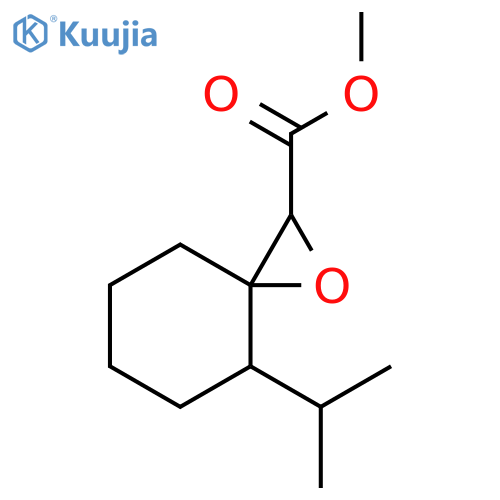 1-Oxaspiro[2.5]octane-2-carboxylic acid, 4-(1-methylethyl)-, methyl ester structure