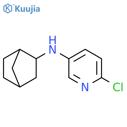 N-{bicyclo2.2.1heptan-2-yl}-6-chloropyridin-3-amine structure