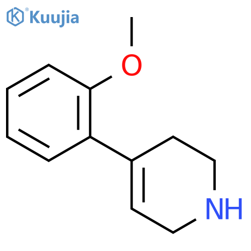 4-(2-Methoxyphenyl)-1,2,3,6-tetrahydropyridine structure