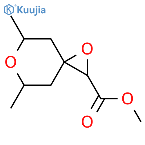 1,6-Dioxaspiro[2.5]octane-2-carboxylic acid, 5,7-dimethyl-, methyl ester structure